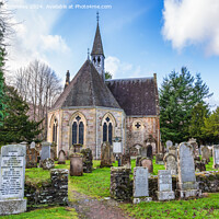 Buy canvas prints of Luss Parish Church, Scotland by Angus McComiskey