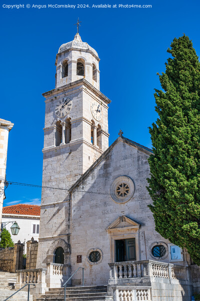 Church of St Nicholas in Cavtat, Croatia Picture Board by Angus McComiskey