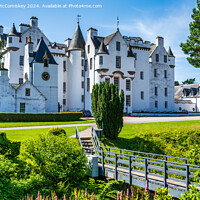 Buy canvas prints of Blair Castle, Blair Atholl, Perthshire, Scotland by Angus McComiskey