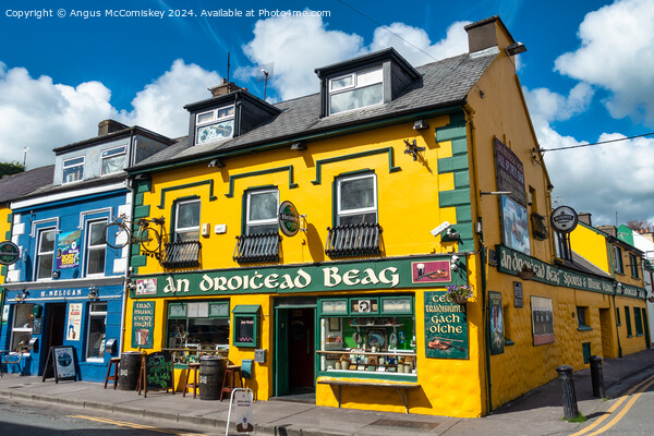 Traditional Irish Pub in Dingle Town, County Kerry Picture Board by Angus McComiskey