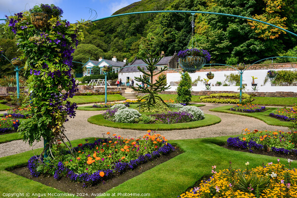 Walled Garden at Kylemore Abbey, County Galway Picture Board by Angus McComiskey