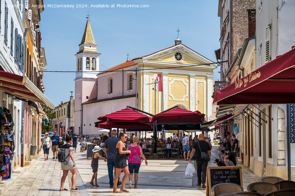 Old town of Porec on Istrian Peninsula of Croatia Picture Board by Angus McComiskey