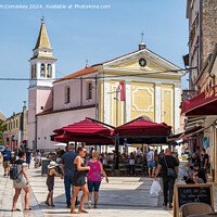 Buy canvas prints of Old town of Porec on Istrian Peninsula of Croatia by Angus McComiskey