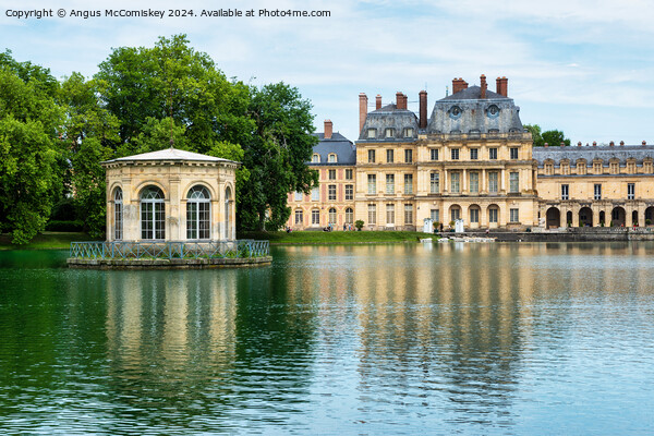 Carp Pond Château de Fontainebleau, France Picture Board by Angus McComiskey