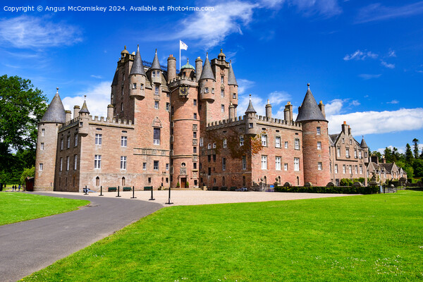 Glamis Castle, County of Angus, Scotland Picture Board by Angus McComiskey