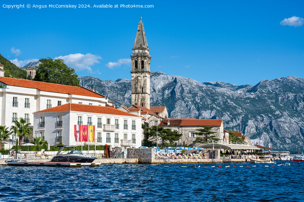 Church of St Nicholas in Perast in Montenegro Picture Board by Angus McComiskey