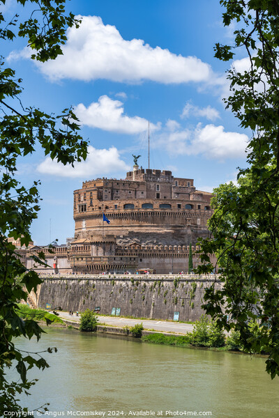 Castel Sant' Angelo in Rome, Italy Picture Board by Angus McComiskey