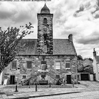 Town House in the village of Culross in Fife mono