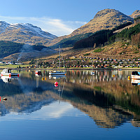 Buy canvas prints of Reflections on Loch Goil by Angus McComiskey
