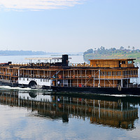 Buy canvas prints of Paddle steamer "Sudan" on the Nile by Angus McComiskey