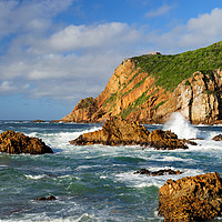 Buy canvas prints of The Heads at Knysna by Angus McComiskey