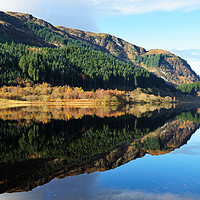 Buy canvas prints of Loch Lubnaig reflections by Angus McComiskey