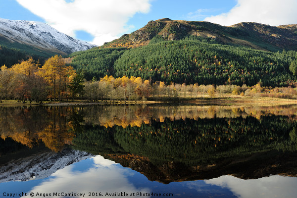 Loch Lubnaig and Ben Ledi Picture Board by Angus McComiskey