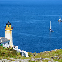 Buy canvas prints of Lower lighthouse Isle of May by Angus McComiskey