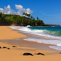 Buy canvas prints of Secret Beach Hawaii by Angus McComiskey
