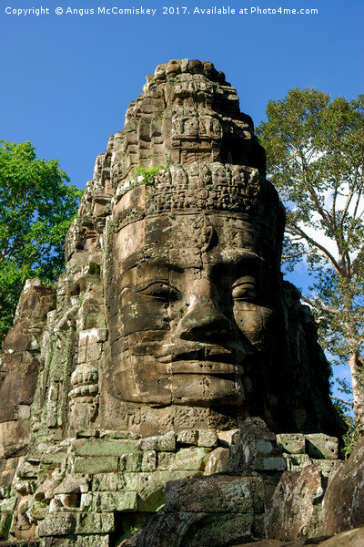 Victory Gate Angkor Thom complex Cambodia Picture Board by Angus McComiskey