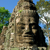 Buy canvas prints of Victory Gate Angkor Thom complex Cambodia by Angus McComiskey