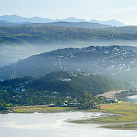 Buy canvas prints of View across the estuary to Knysna by Angus McComiskey