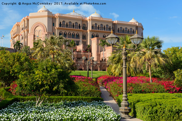 Emirates Palace Hotel Abu Dhabi Picture Board by Angus McComiskey