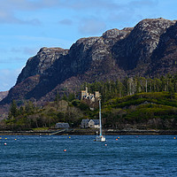 Buy canvas prints of View across Loch Carron from Plockton village by Angus McComiskey