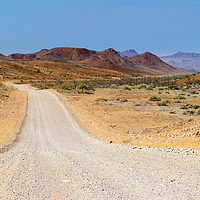 Buy canvas prints of Road to Damaraland, Namibia by Angus McComiskey