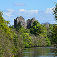 Buy canvas prints of Doune Castle on the River Teith by Angus McComiskey