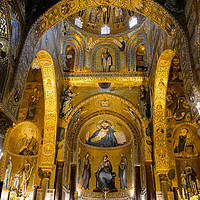 Buy canvas prints of Cappella Palatina in Palermo, Sicily by Angus McComiskey