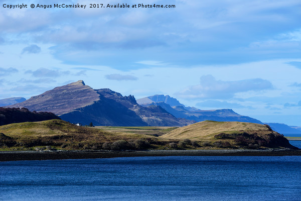 View across Loch Sligachan, Isle of Skye Picture Board by Angus McComiskey