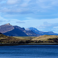 Buy canvas prints of View across Loch Sligachan, Isle of Skye by Angus McComiskey