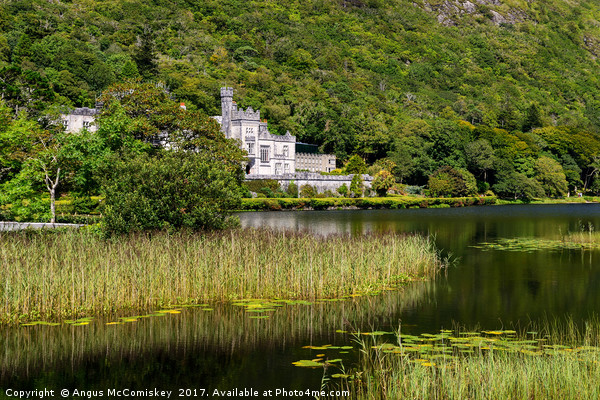 Kylemore Abbey in Connemara, County Galway Picture Board by Angus McComiskey