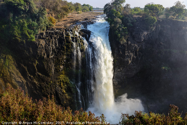 Devil's Cataract - Victoria Falls, Zimbabwe Picture Board by Angus McComiskey