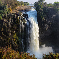 Buy canvas prints of Devil's Cataract - Victoria Falls, Zimbabwe by Angus McComiskey