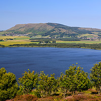 Buy canvas prints of View across Loch Leven to the Lomond Hills by Angus McComiskey