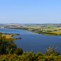 Buy canvas prints of Panoramic view across Loch Leven to Lomond Hills by Angus McComiskey