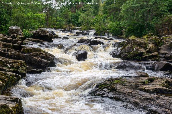 Falls of Dochart Picture Board by Angus McComiskey