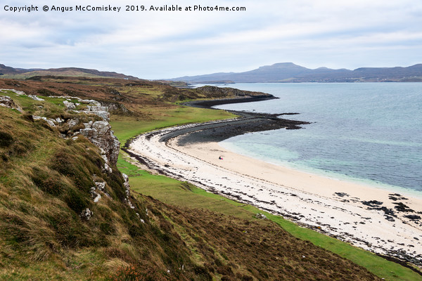 Coral Beach at Claigan on Isle of Skye Picture Board by Angus McComiskey