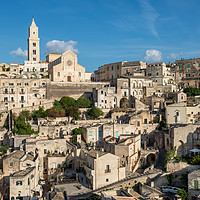 Buy canvas prints of View across Sasso Barisano to Matera Cathedral by Angus McComiskey