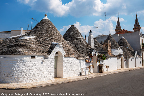 Alberobello trulli houses Picture Board by Angus McComiskey