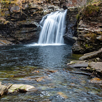 Buy canvas prints of Falls of Falloch 2 by Angus McComiskey