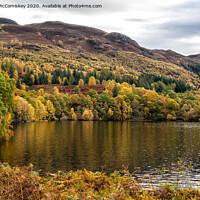 Buy canvas prints of Loch Katrine from Brenachoile Point by Angus McComiskey