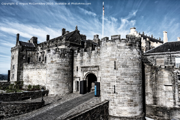 Gatehouse and main entrance to Stirling Castle Picture Board by Angus McComiskey