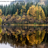 Buy canvas prints of Boathouse on Loch Chon by Angus McComiskey