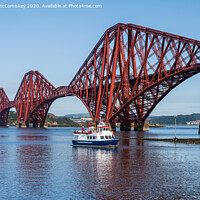 Buy canvas prints of Maid of the Forth ferry departing Haws Pier by Angus McComiskey