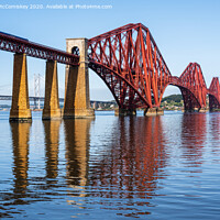 Buy canvas prints of Forth Bridge reflections by Angus McComiskey