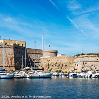 Buy canvas prints of Gallipoli Castle in Puglia, Southern Italy by Angus McComiskey