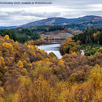 Buy canvas prints of Loch Drunkie from Duke’s Pass by Angus McComiskey