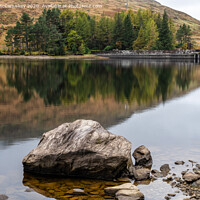 Buy canvas prints of Loch Arklet reflections by Angus McComiskey