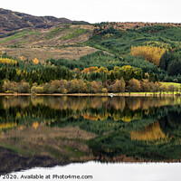 Buy canvas prints of Loch Chon panoramic by Angus McComiskey