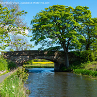 Buy canvas prints of Bridge 41 on Union Canal by Angus McComiskey