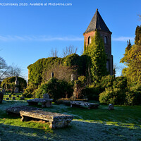Buy canvas prints of Ruined Gaelic chapel at Cromarty by Angus McComiskey
